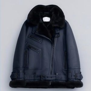THE ARRIVALS NYC Moya IV Shearling Leather Jacket